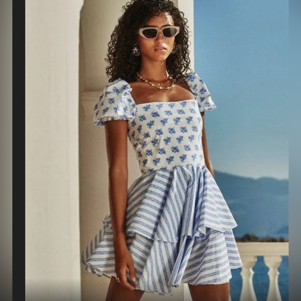 Caroline constas Louisa mini dress size S